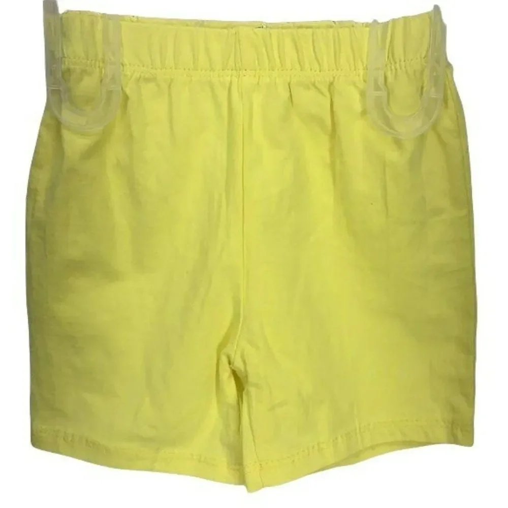DG Girl’s Shorts 24 months yellow elastic‎ waist