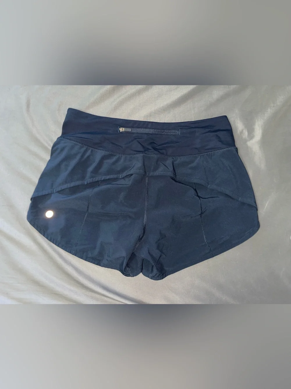 Lululemon true navy speed up shorts