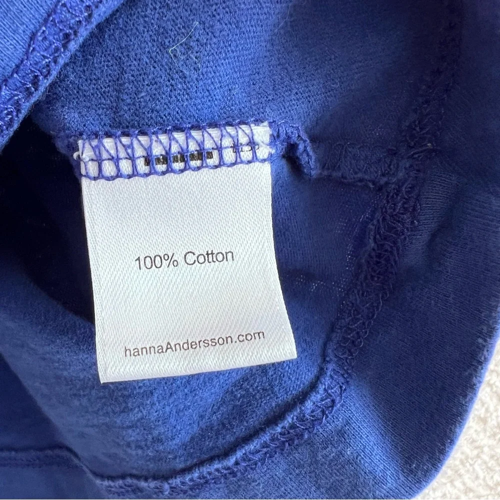 Hanna Andersson Toddler Henley Stripes Blue‎ Red Shirt Size 3T