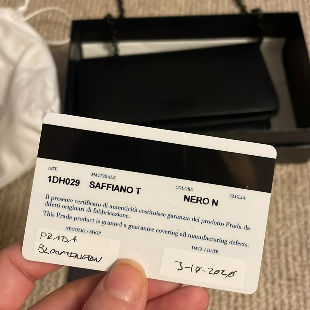 Prada compact saffiano