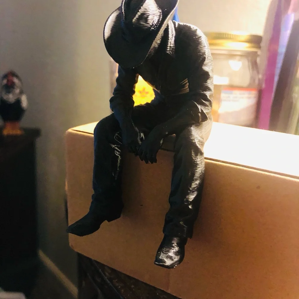 Lonely Cowboy shelf sitter