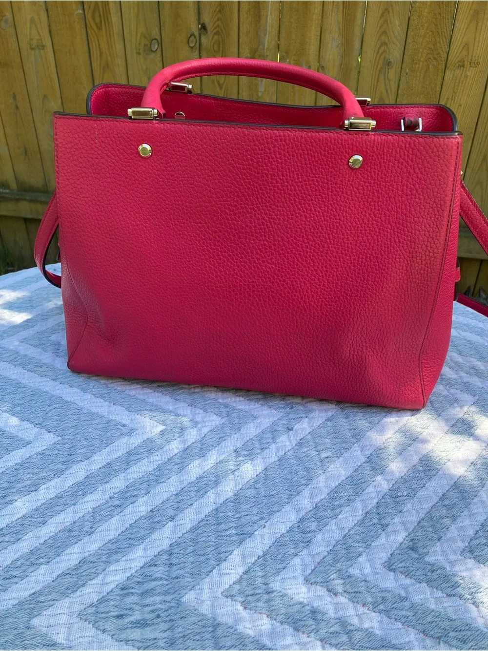 kate spade structured leather