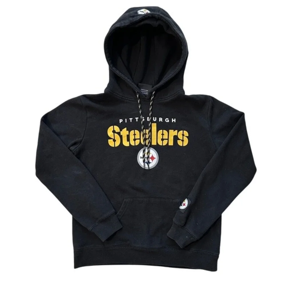 NFL Pittsburgh‎ Steelers Hoodie Pullover Sweatshirt Football Fan Youth Small