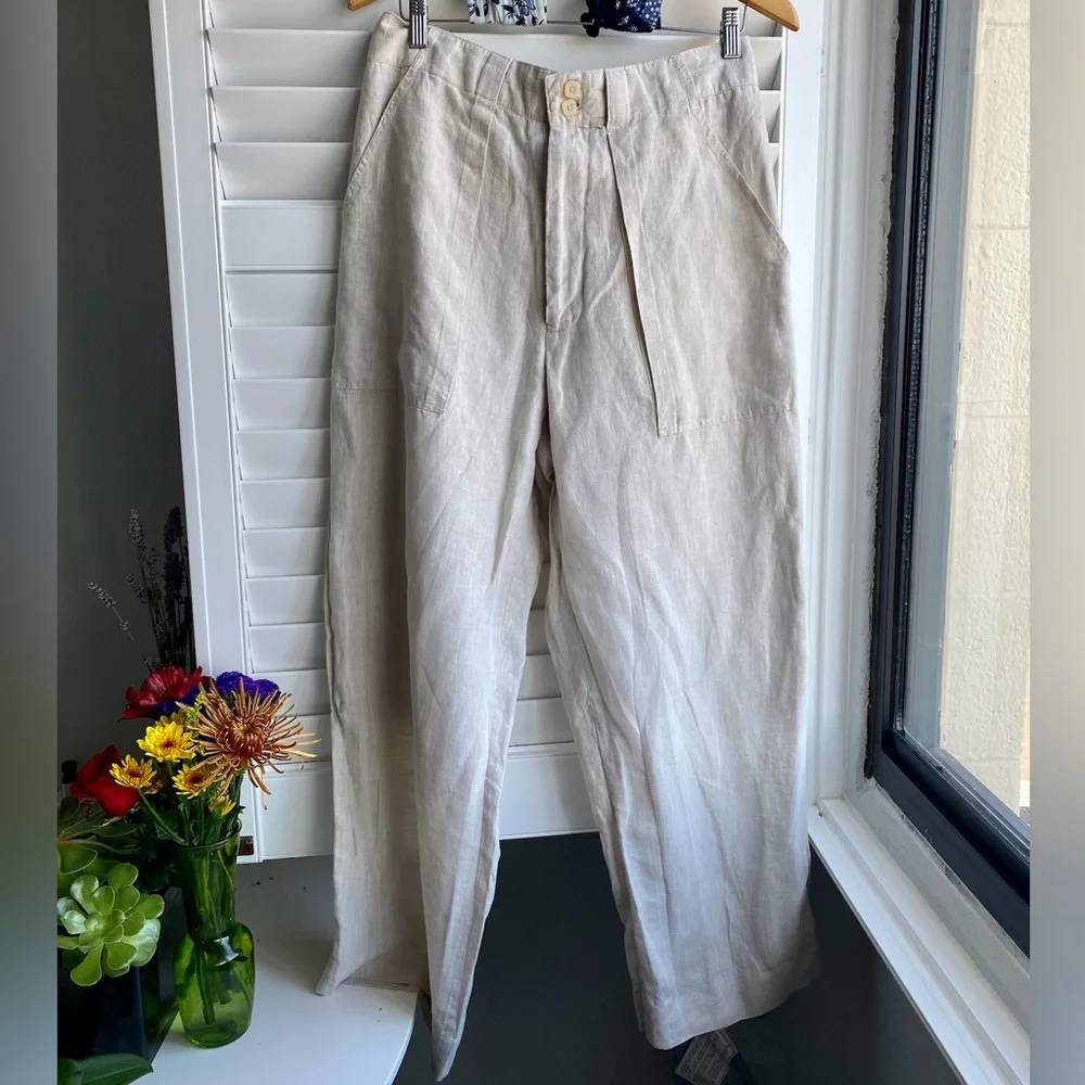 Lorenier linen pants