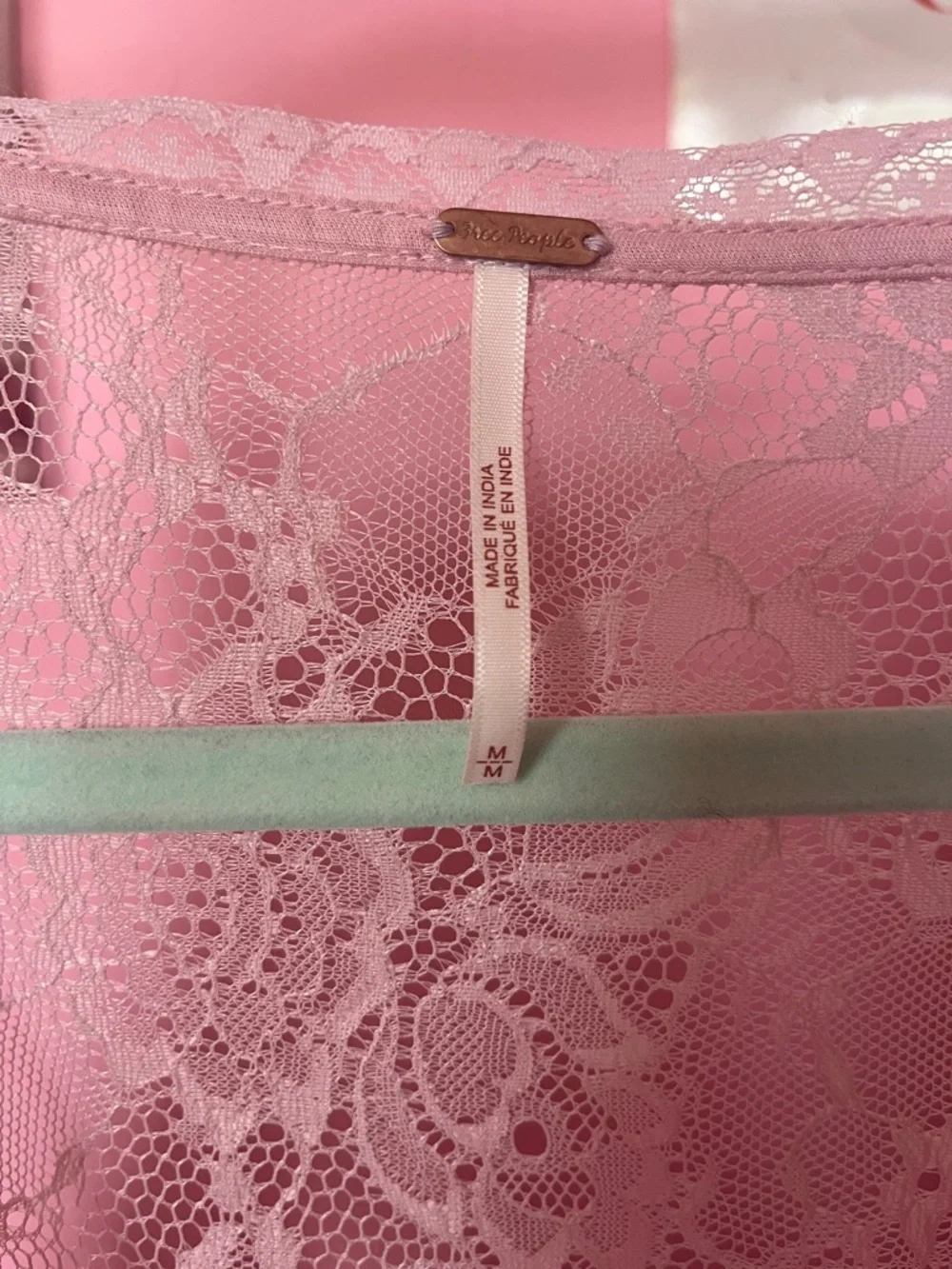 Free People sheer lace