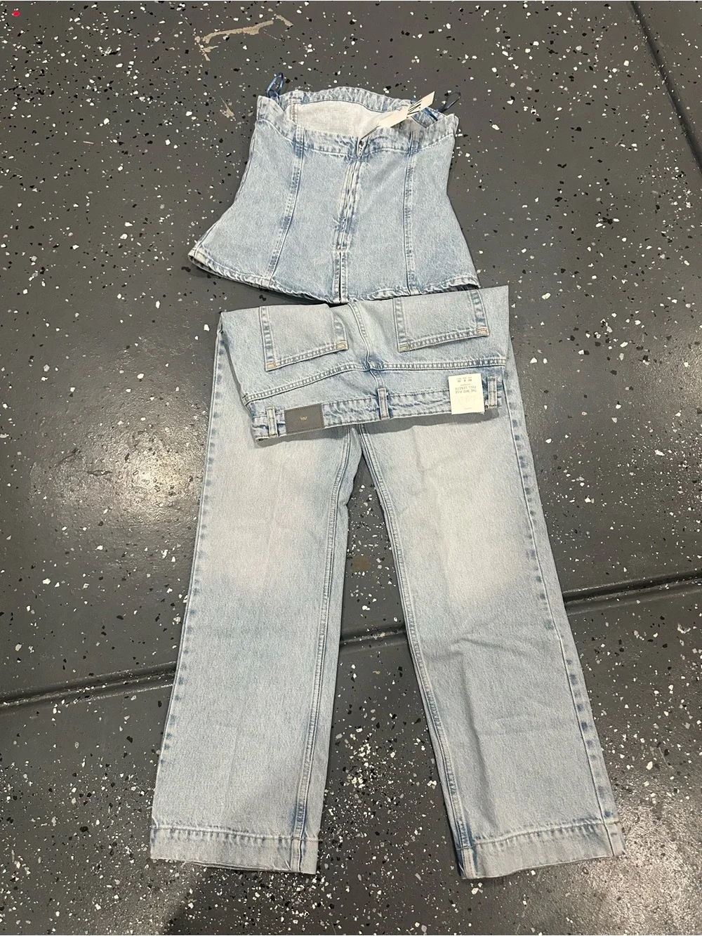 Zara coordinated denim