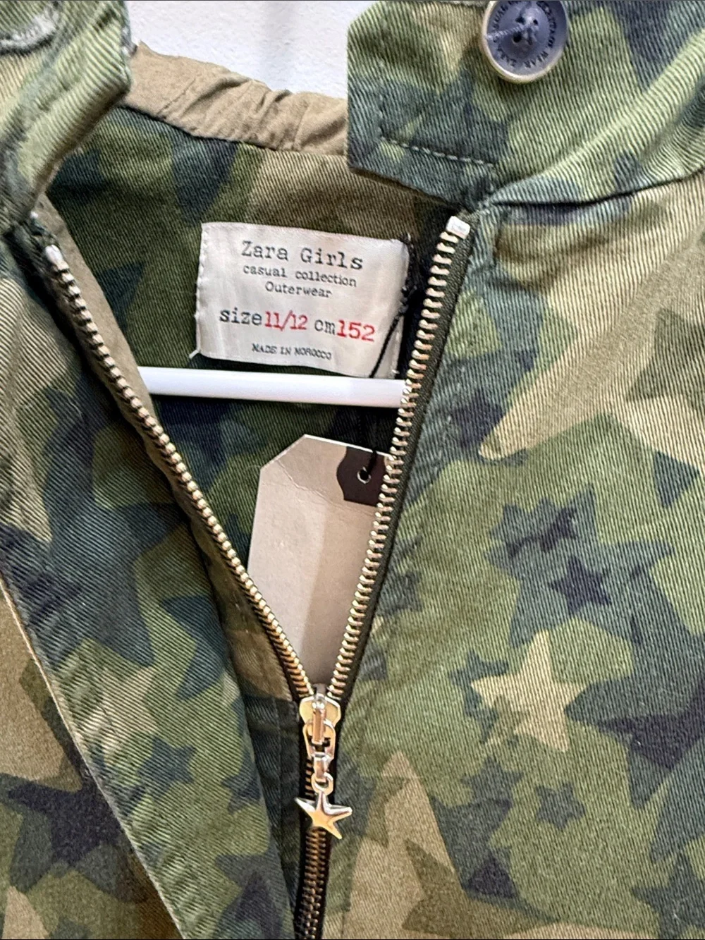 Zara hooded zip