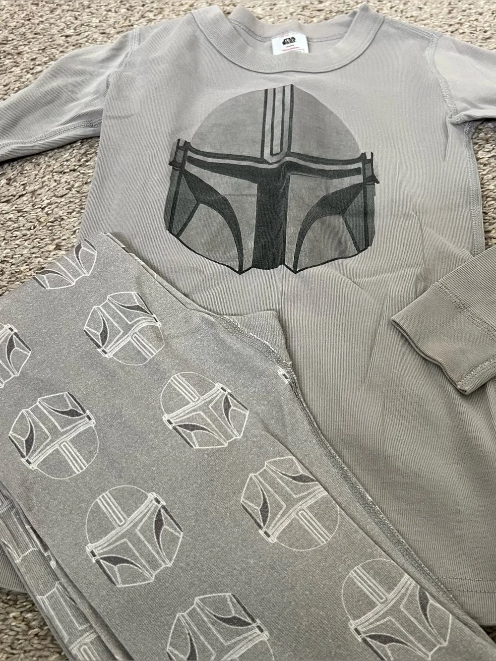 Hanna Andersson X Star Wars Mandalorian Organic Cotton Pajama Set Size 8