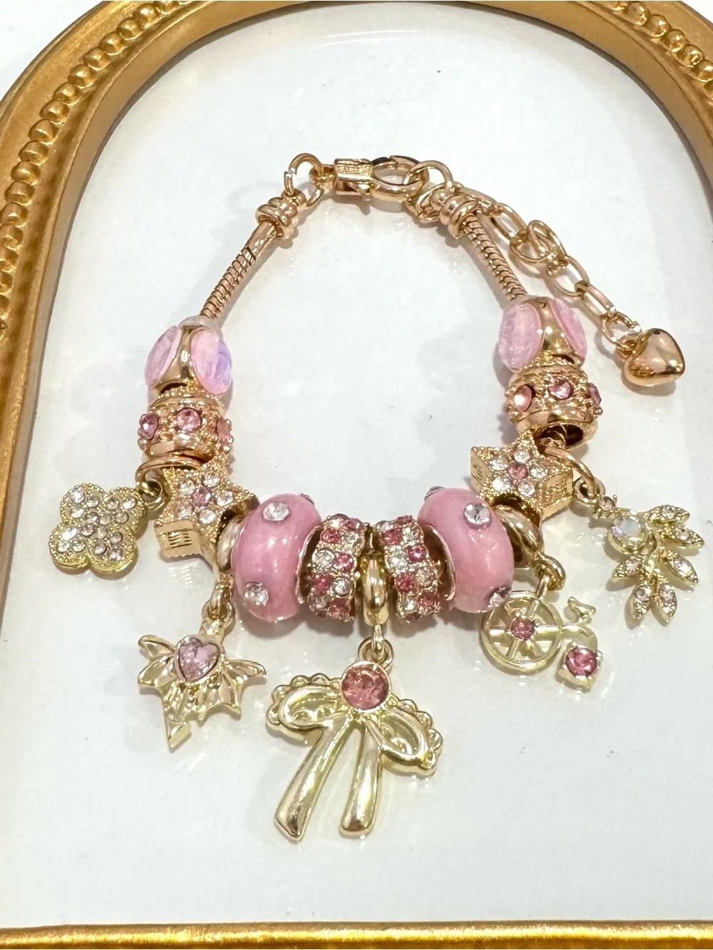 Handmade charming gold