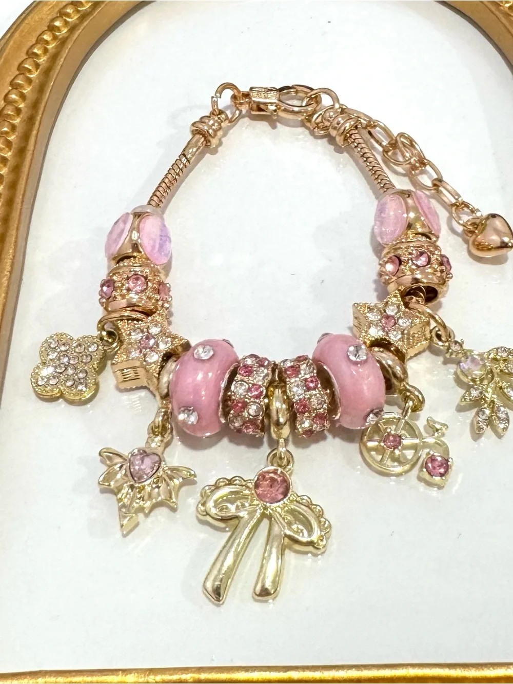 Handmade charming gold