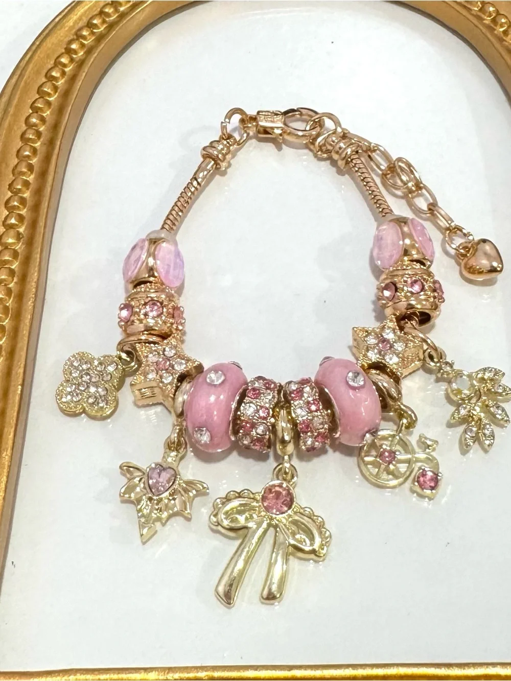 Handmade charming gold
