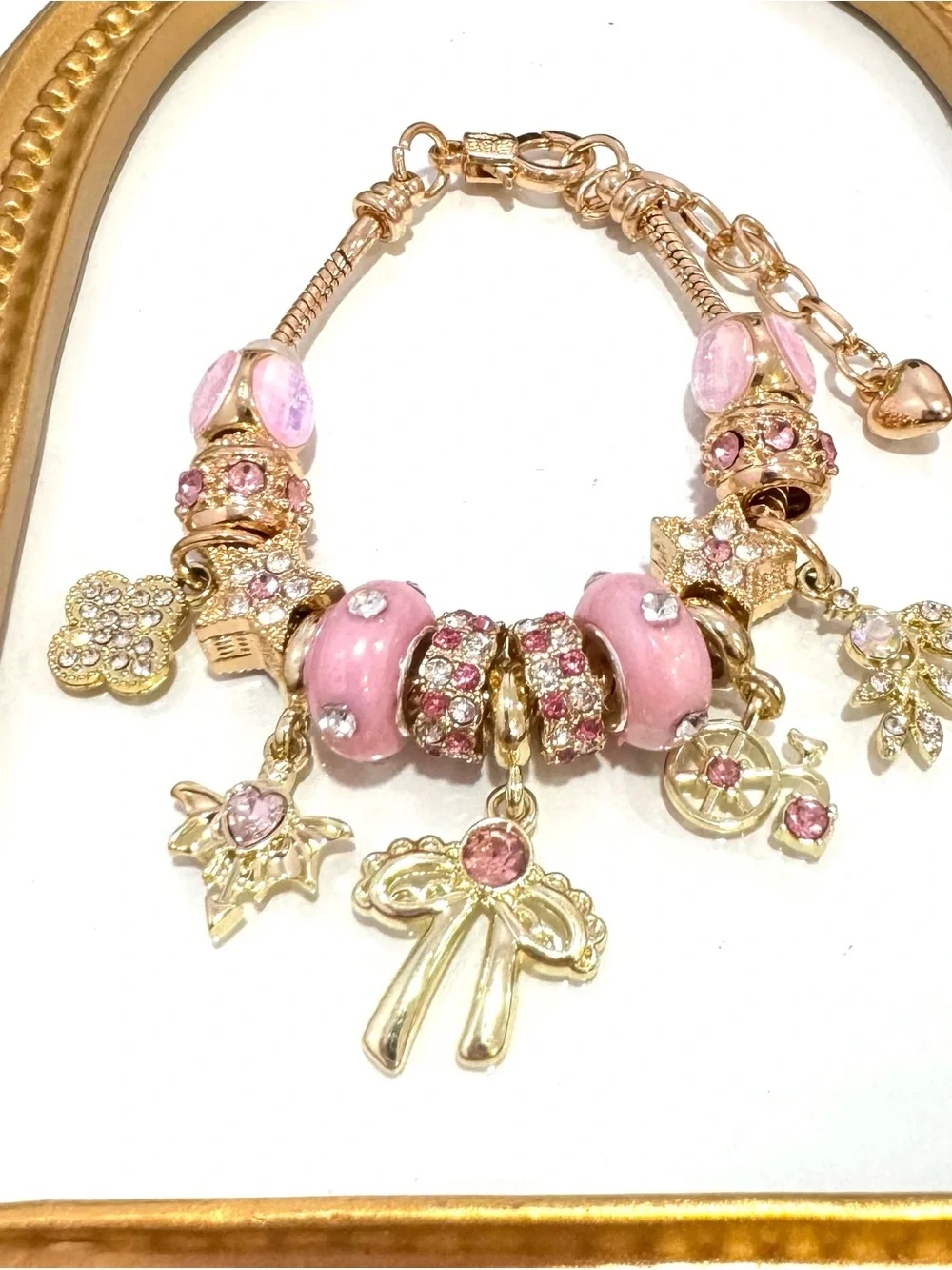 Handmade charming gold