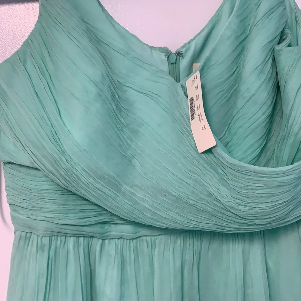 Silk sea foam? Teal or aqua? J crew dress
