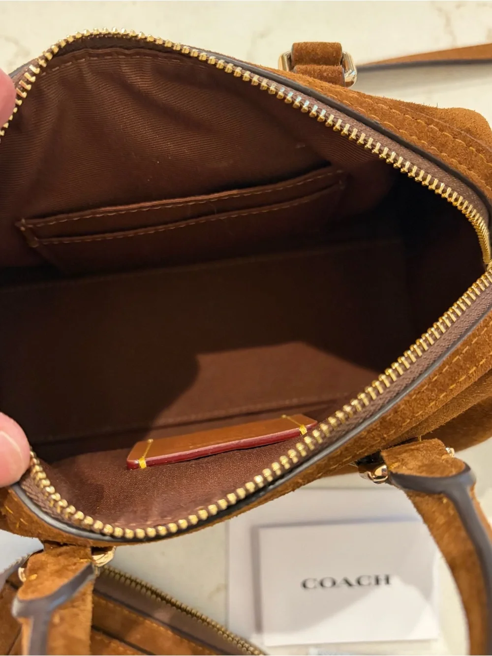 Coach mini satchel