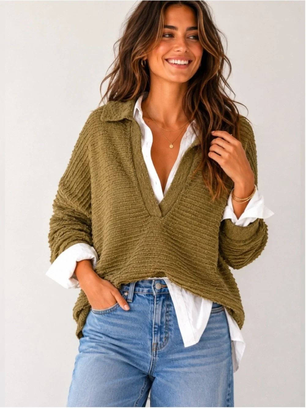 Free People casual collared