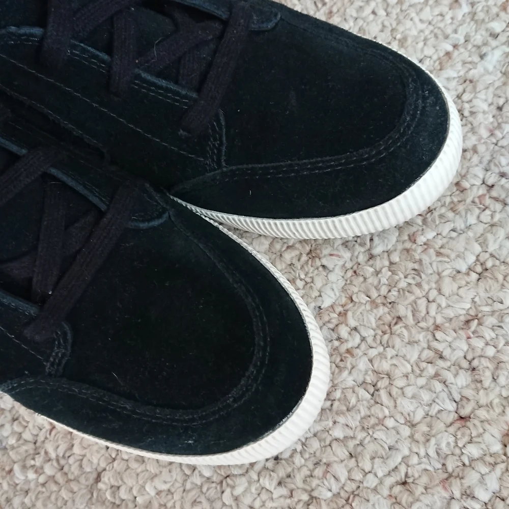 SOREL black suede Out N About Wedge II Shoe size 9.5
