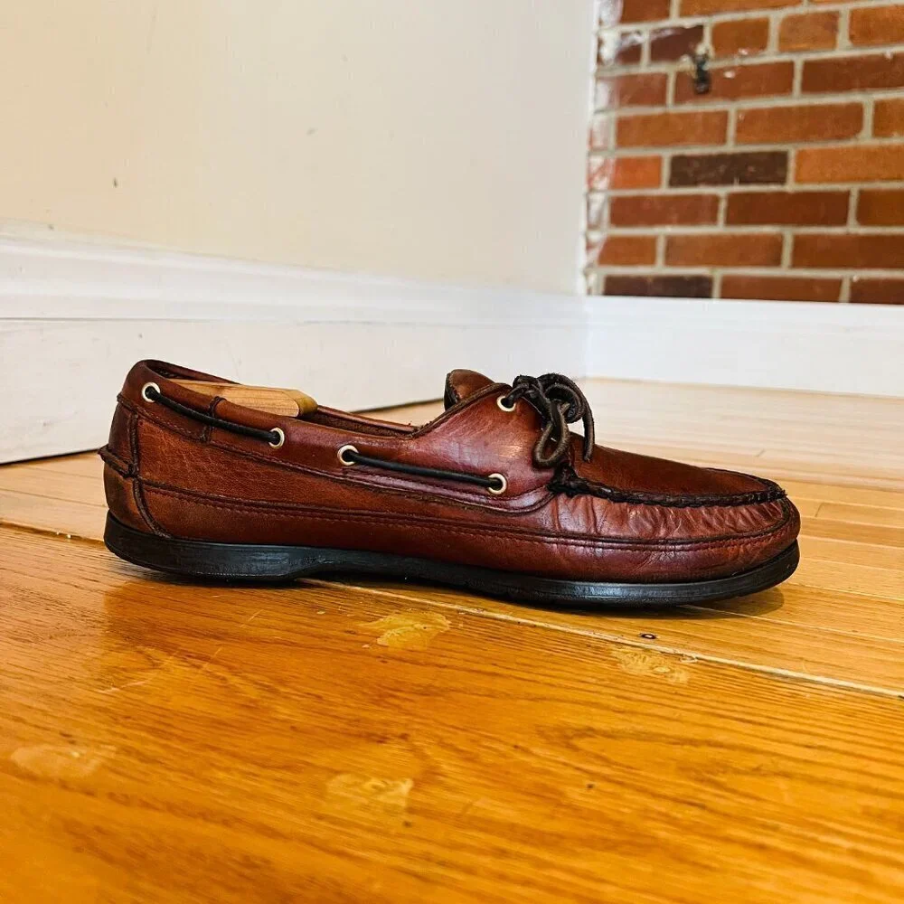 Sebago brown leather