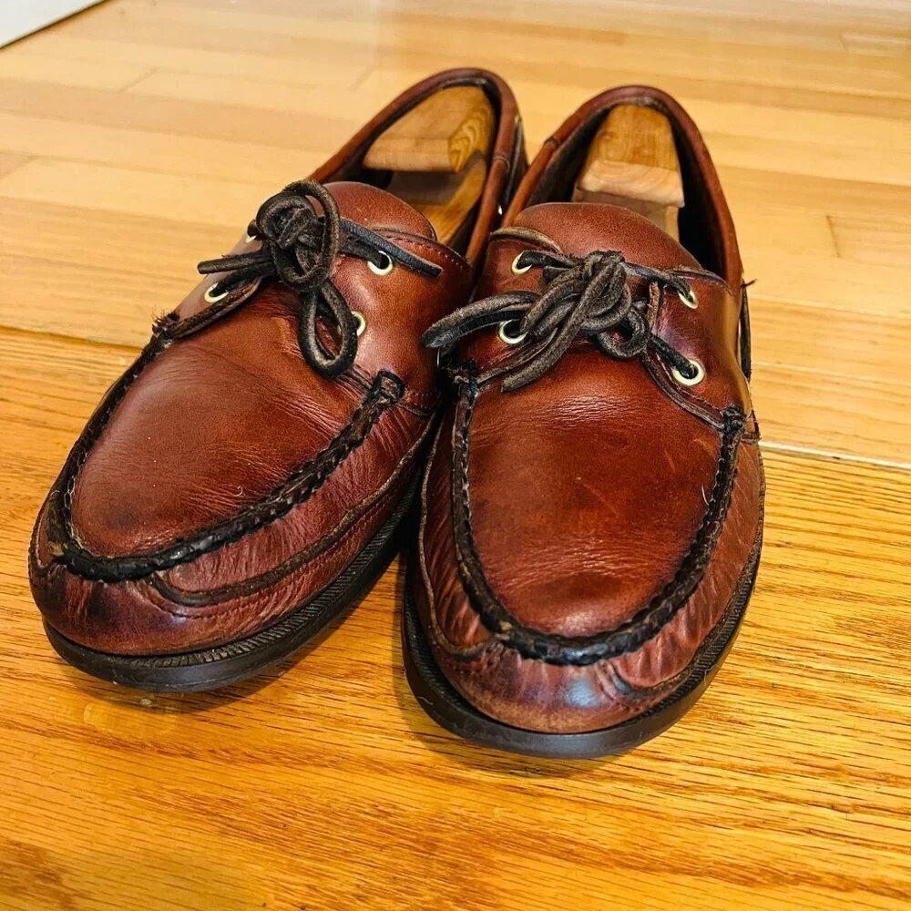 Sebago brown leather