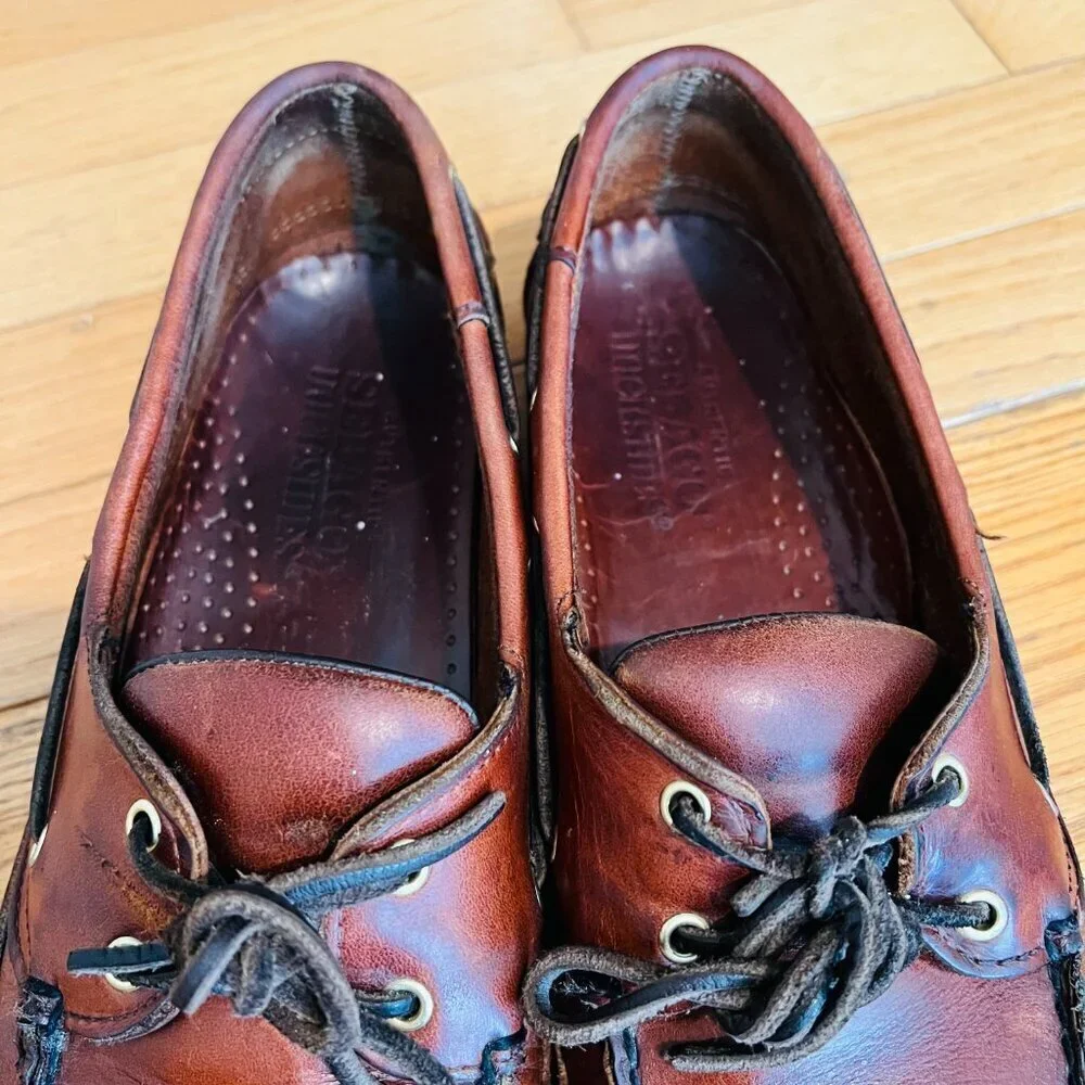 Sebago brown leather