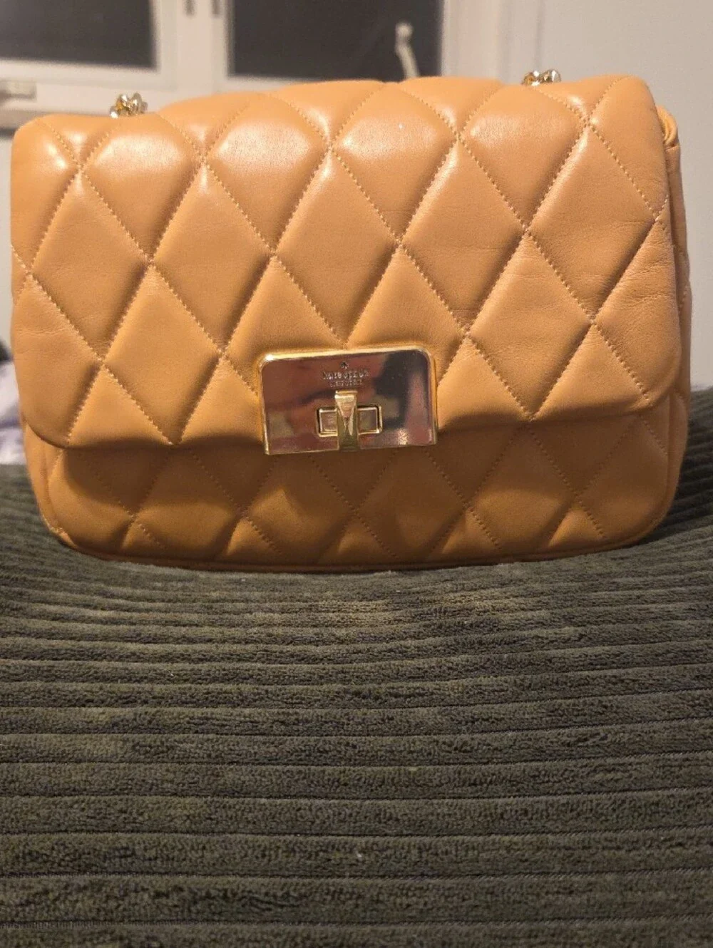 kate spade quilted leather