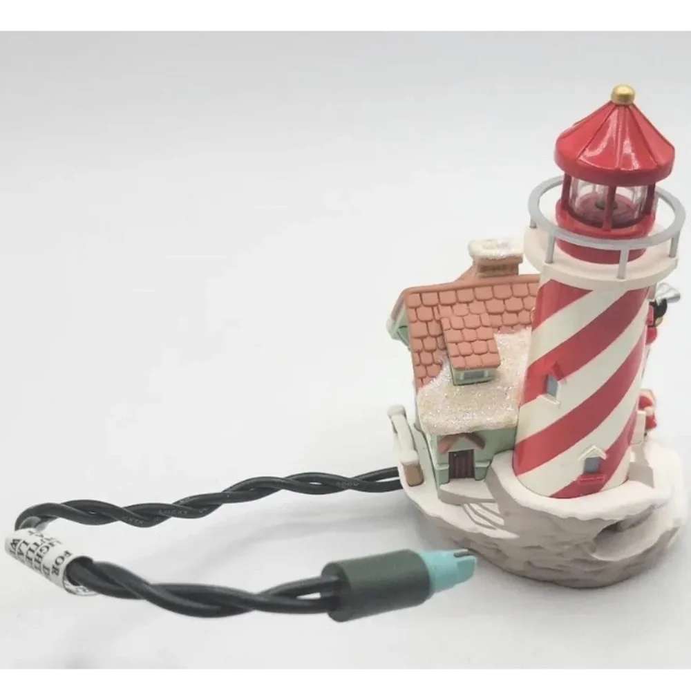 Hallmark Lighthouse Greetings Ornament Vintage 2003 Magic Series Grandmillennial