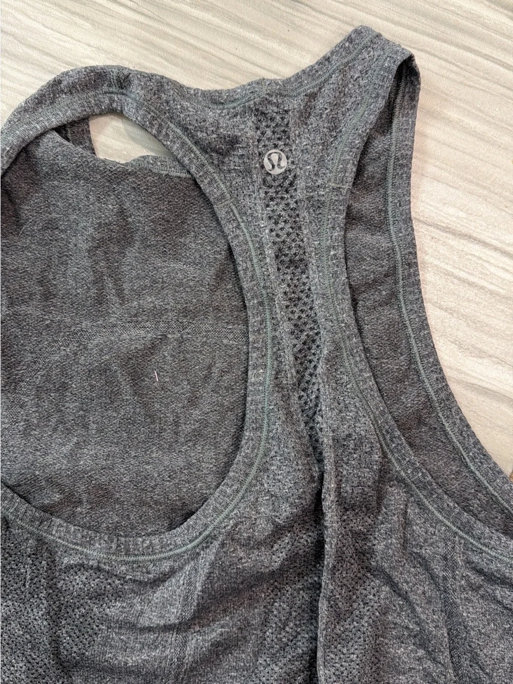 Women’s Charcoal Gray Sleeveless racerback Tank Top