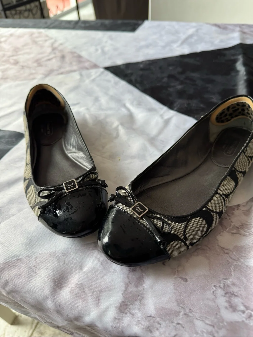 Coach ballet flats