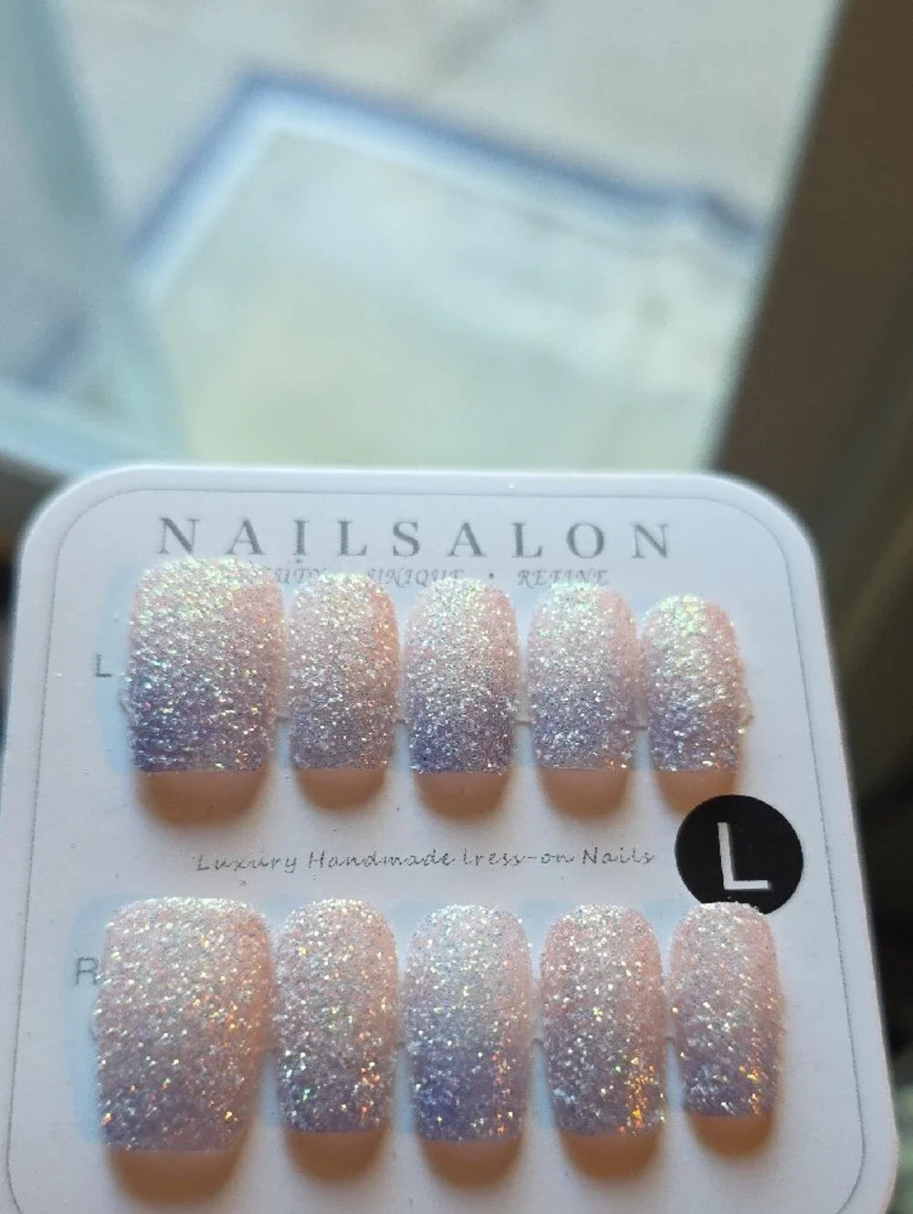 N/A glitter pink