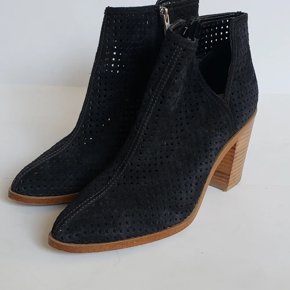 1. STATE eyelet ankle booties