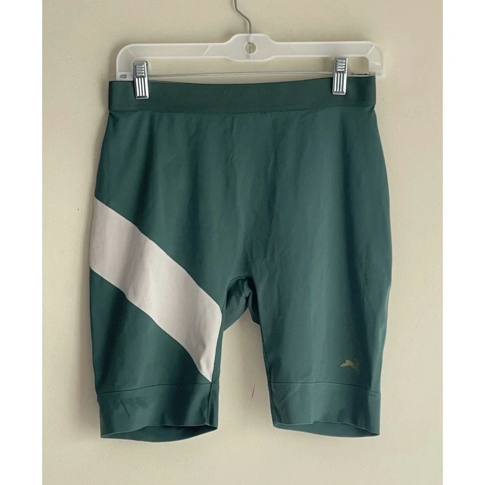 Tracksmith Allston Running Half Tights Green Sash Compression Shorts Size XS