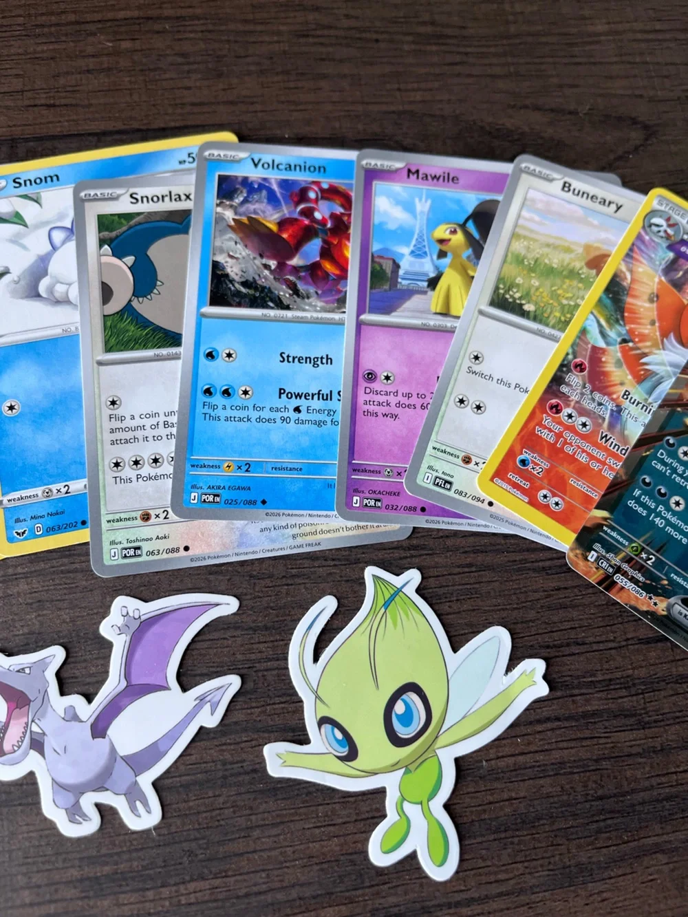 Pokemon Party Favors lot of 10 mystery packs each has 10 cards + two stickers