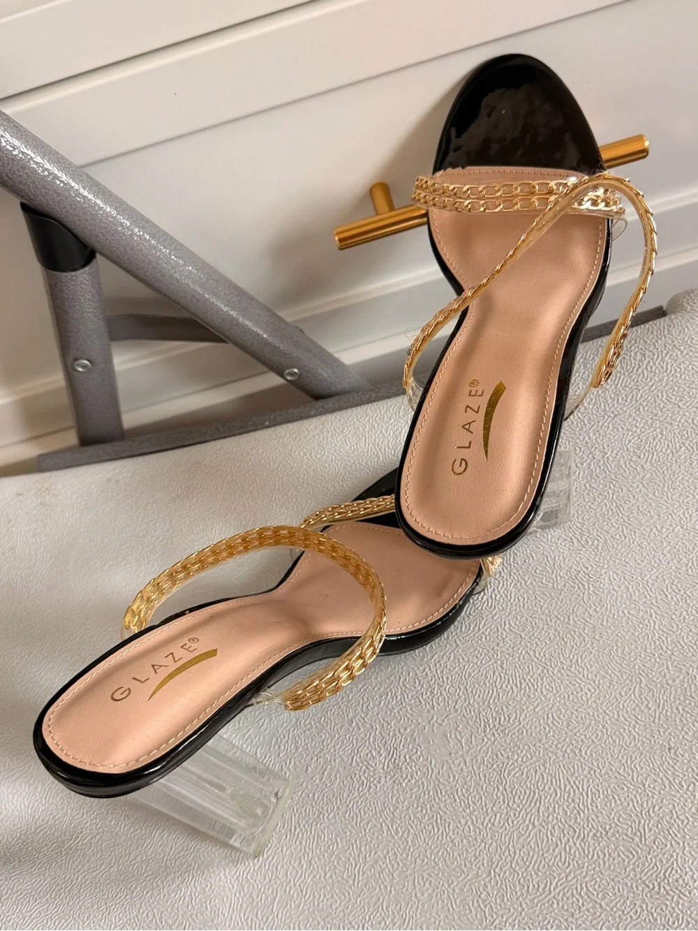 Glaze chic heeled