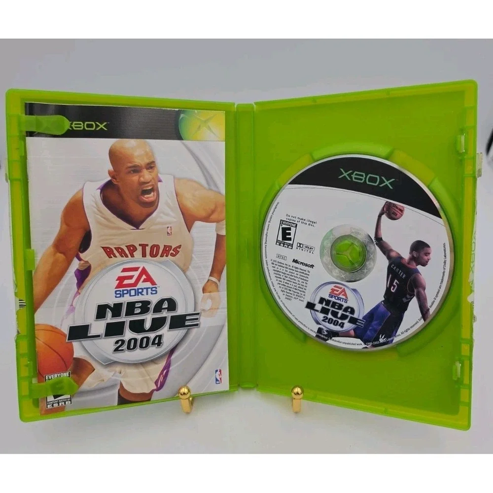NBA Live 2004 Microsoft Xbox EA Sports Basketball Game Complete Tested CIB