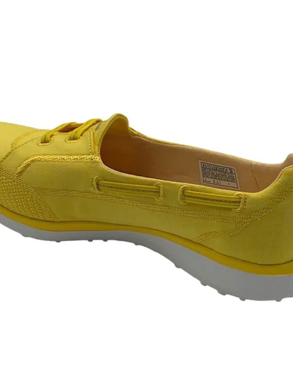 Skechers Microburst Bungee Slip-On Shoes Neon Yellow