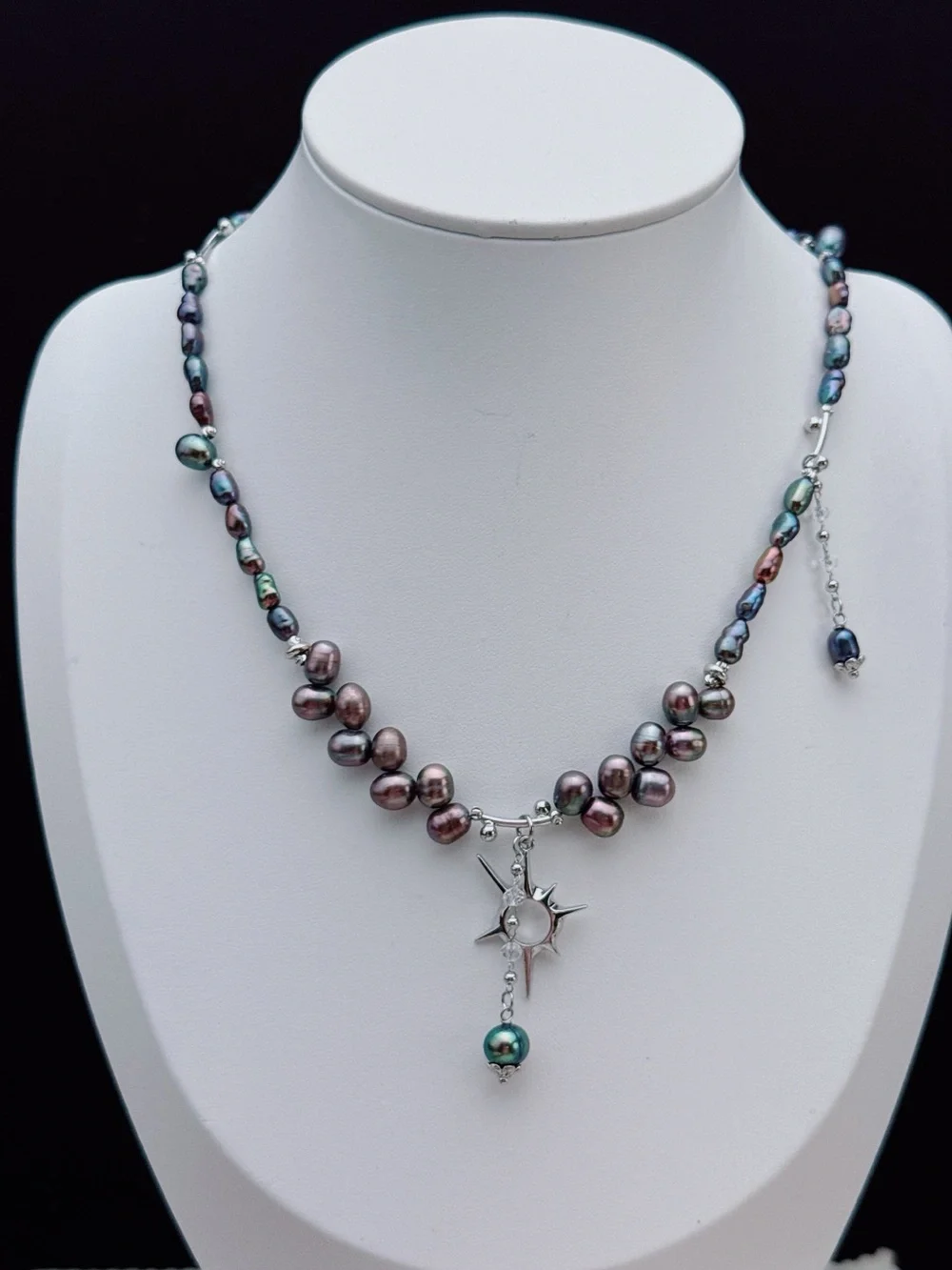 26X518 Handmade Freshwater Pearl Dainty Necklace 16+2”