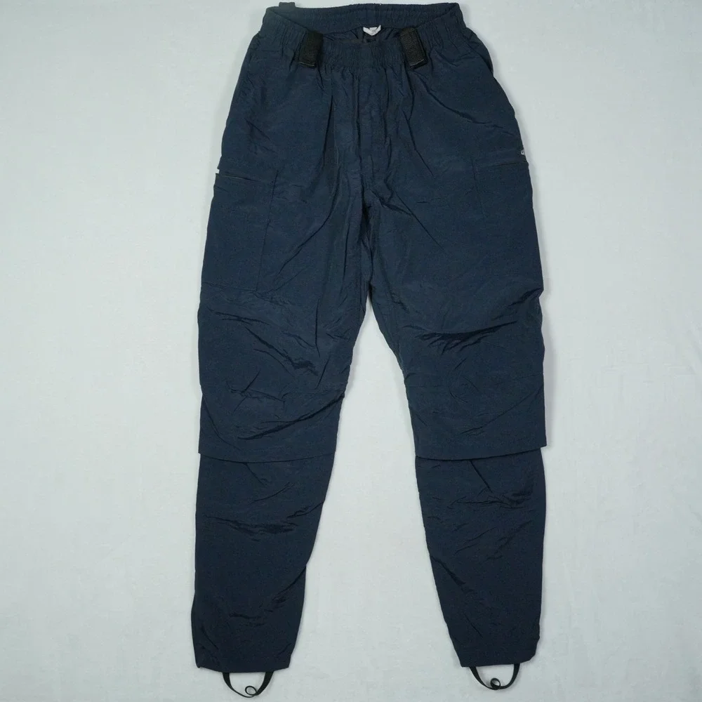 Mocean Tactical Cargo Pants Navy Blue Reflective Zipper Hem Mens Large USA 2020