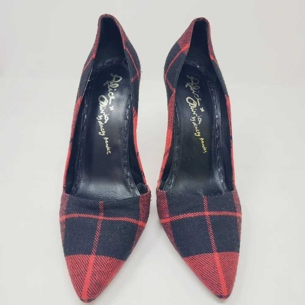 Alice + Olivia stylish plaid