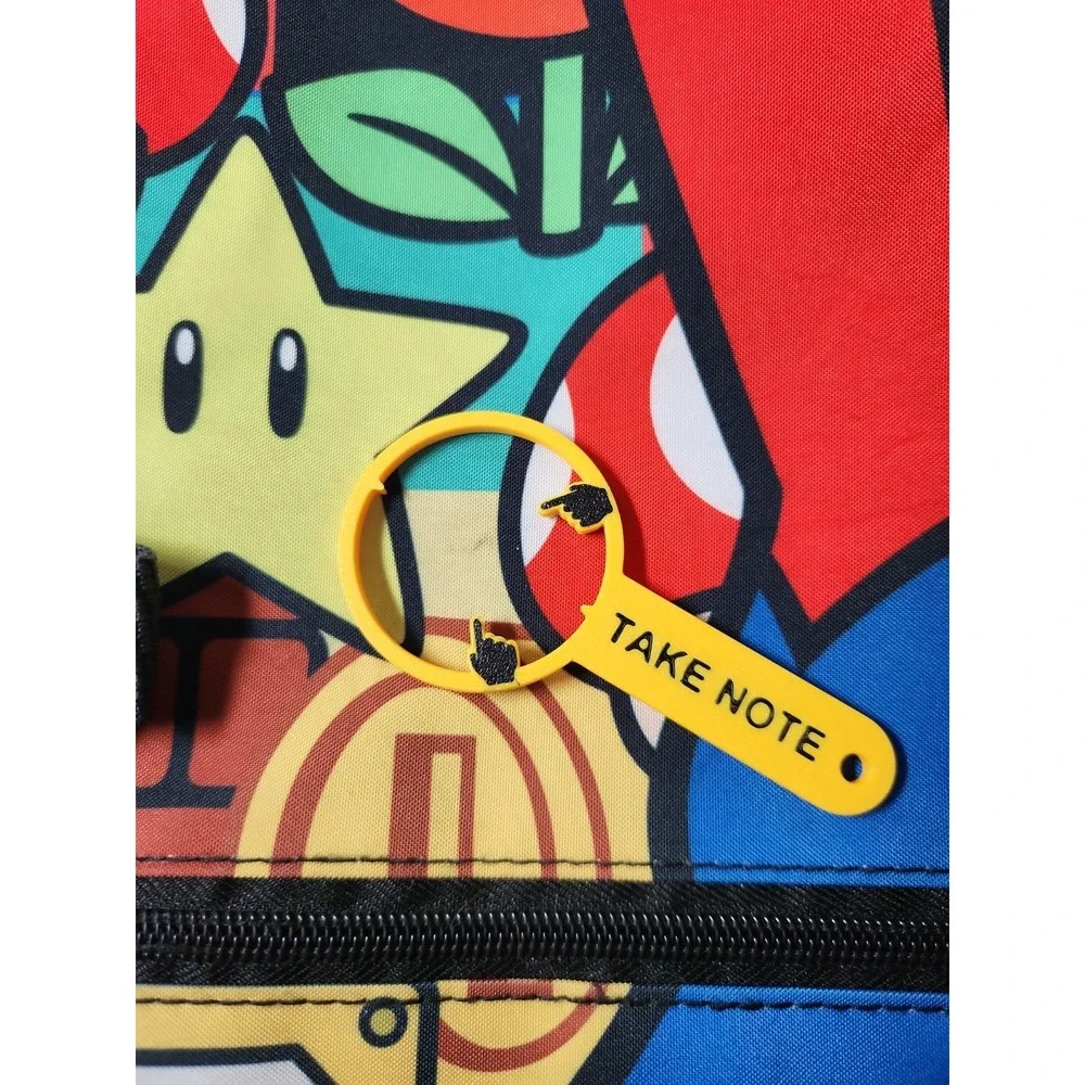 Nintendo Super Mario Backpack and Pencil Case Set Boys School Bag 16 Inch Black
