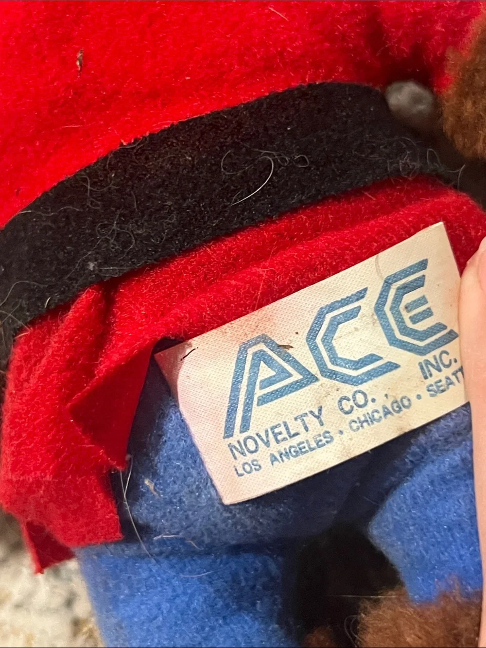 Ace Novelty vintage plush