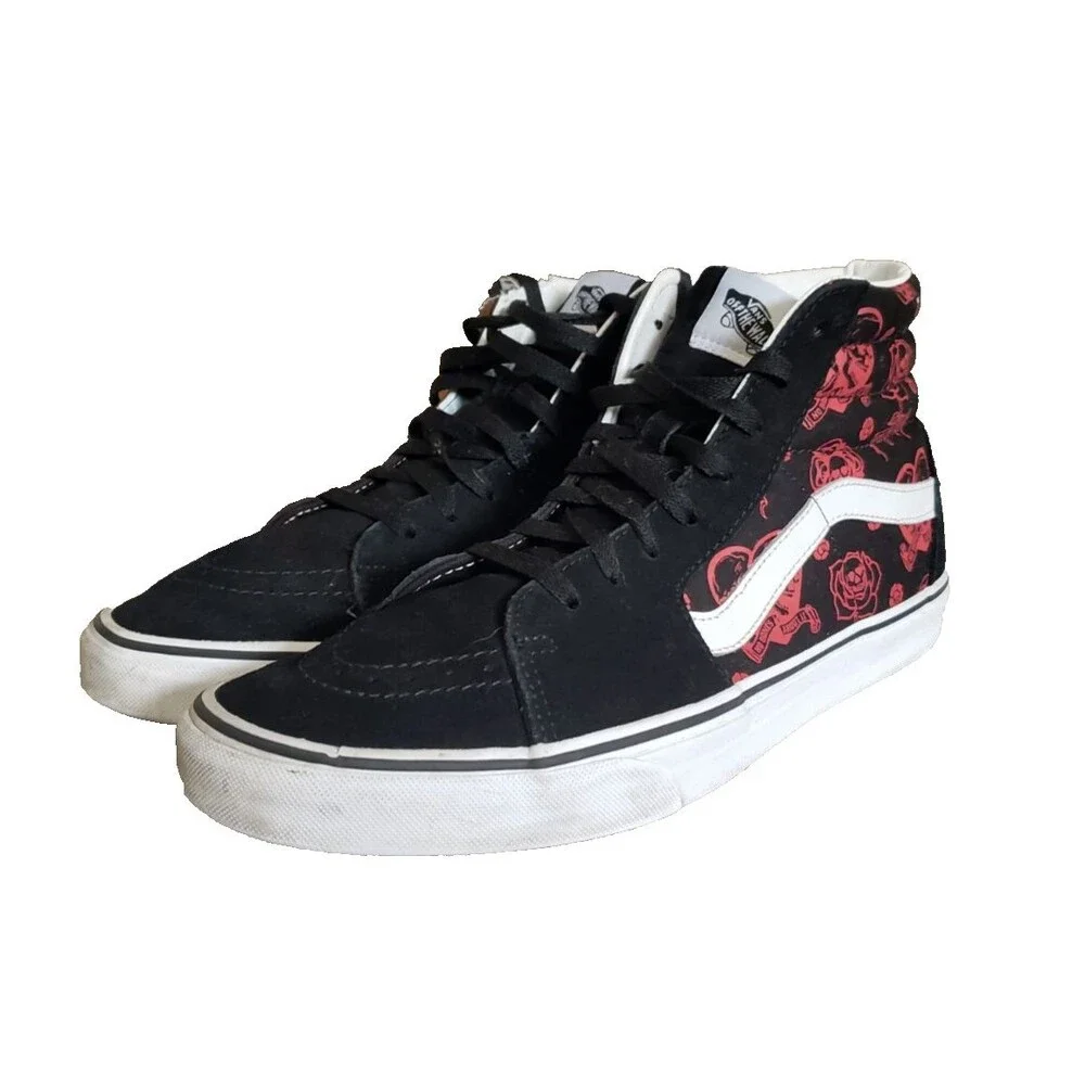 Vans Sk8-Hi - Love You To Death - Sneakers Men’s Size 12 Suede Canvas