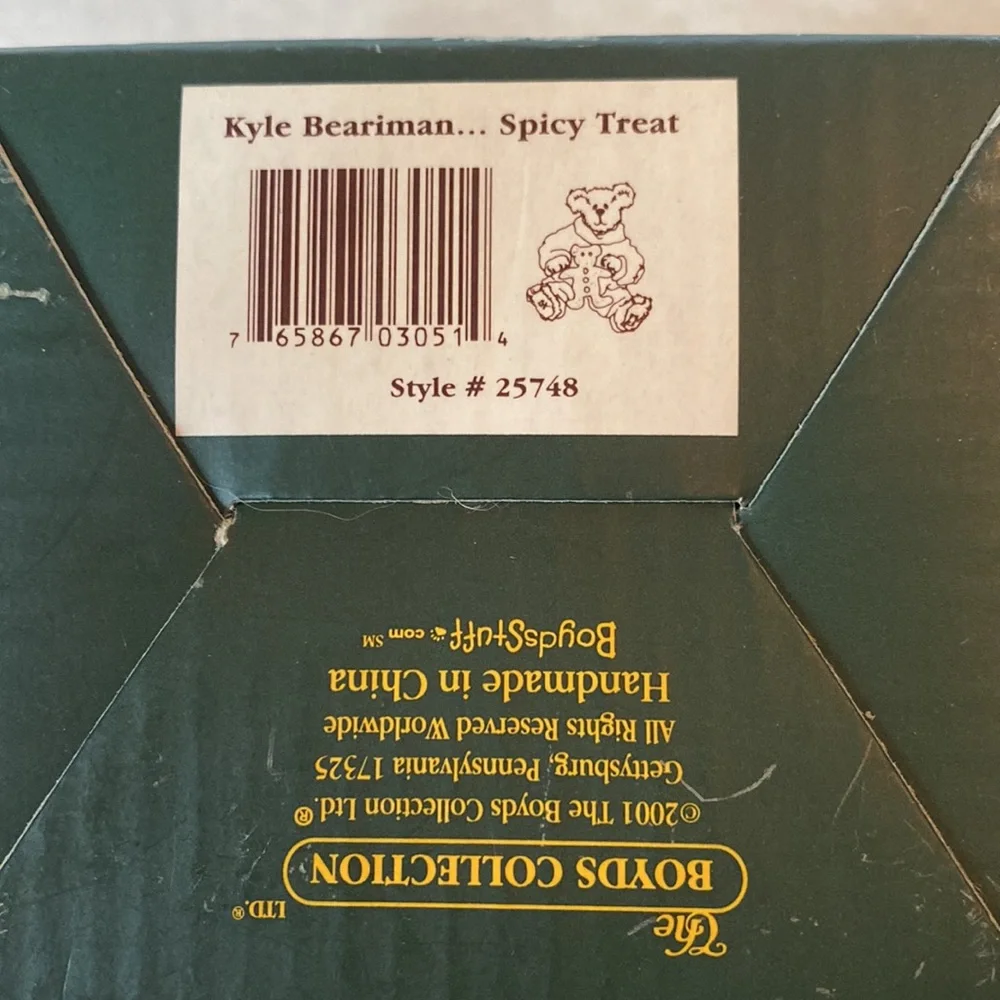 Boyds Bears spicy treat