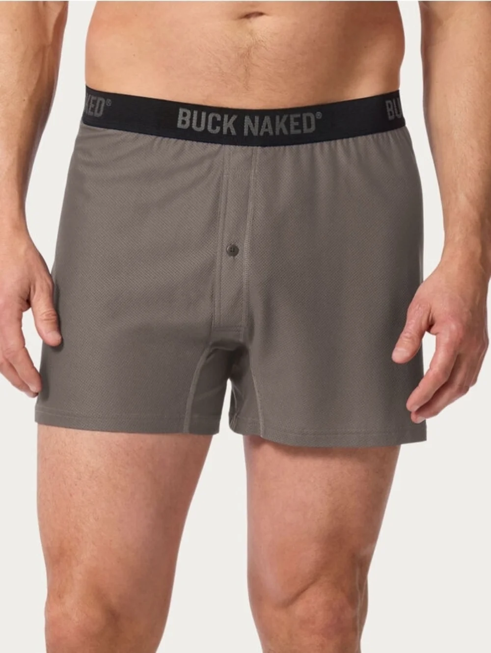 NWT Buck Naked Performance Boxers - Dark Gray