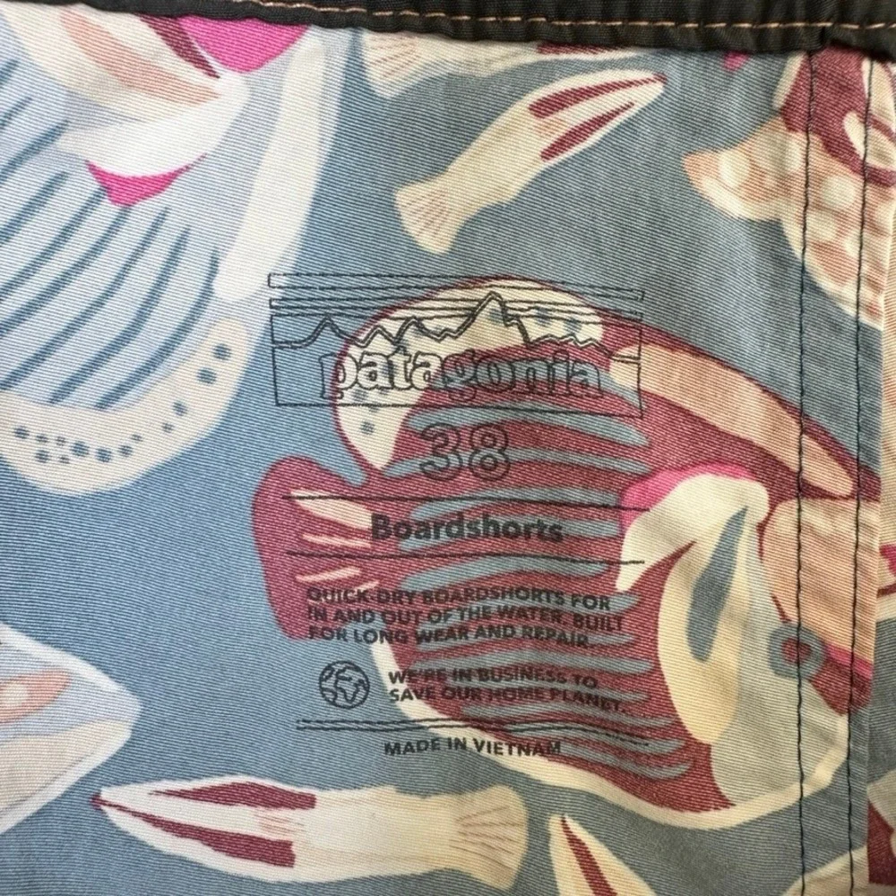 Patagonia boardshorts vibrant