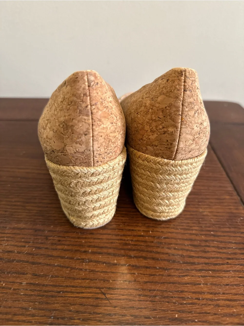 Jack Rogers Palmar Wedge Espadrille Peep-Toe Cork‎ Women's Shoes NEW