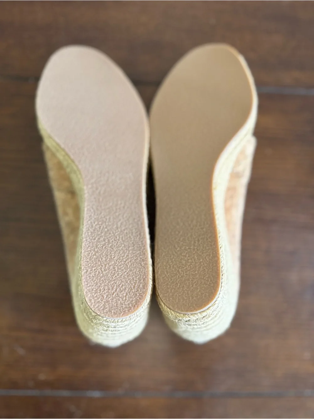 Jack Rogers Palmar Wedge Espadrille Peep-Toe Cork‎ Women's Shoes NEW