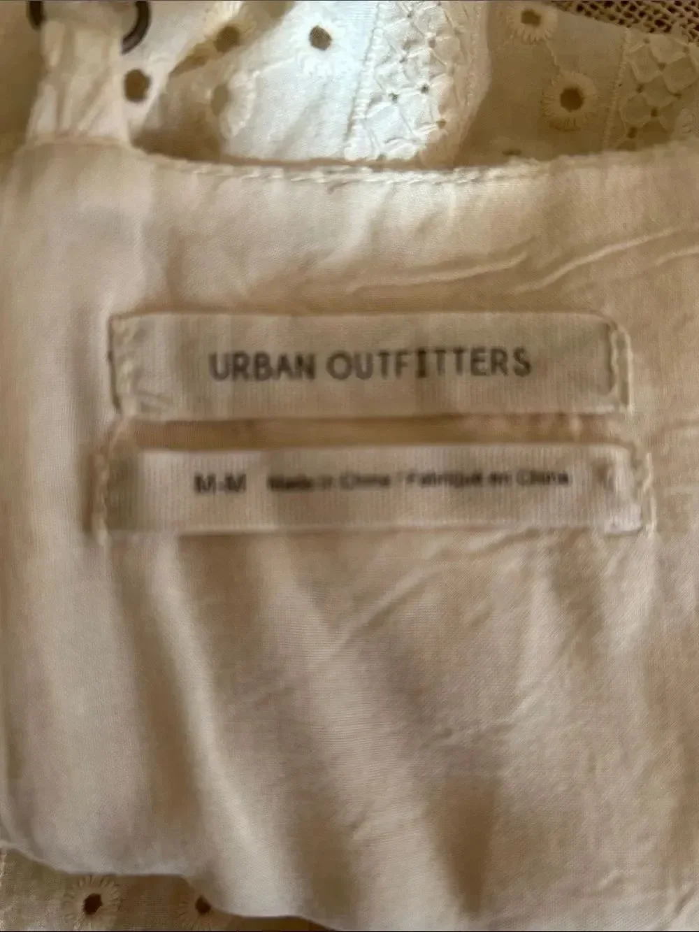 Urban Outfitters sleeveless eyelet