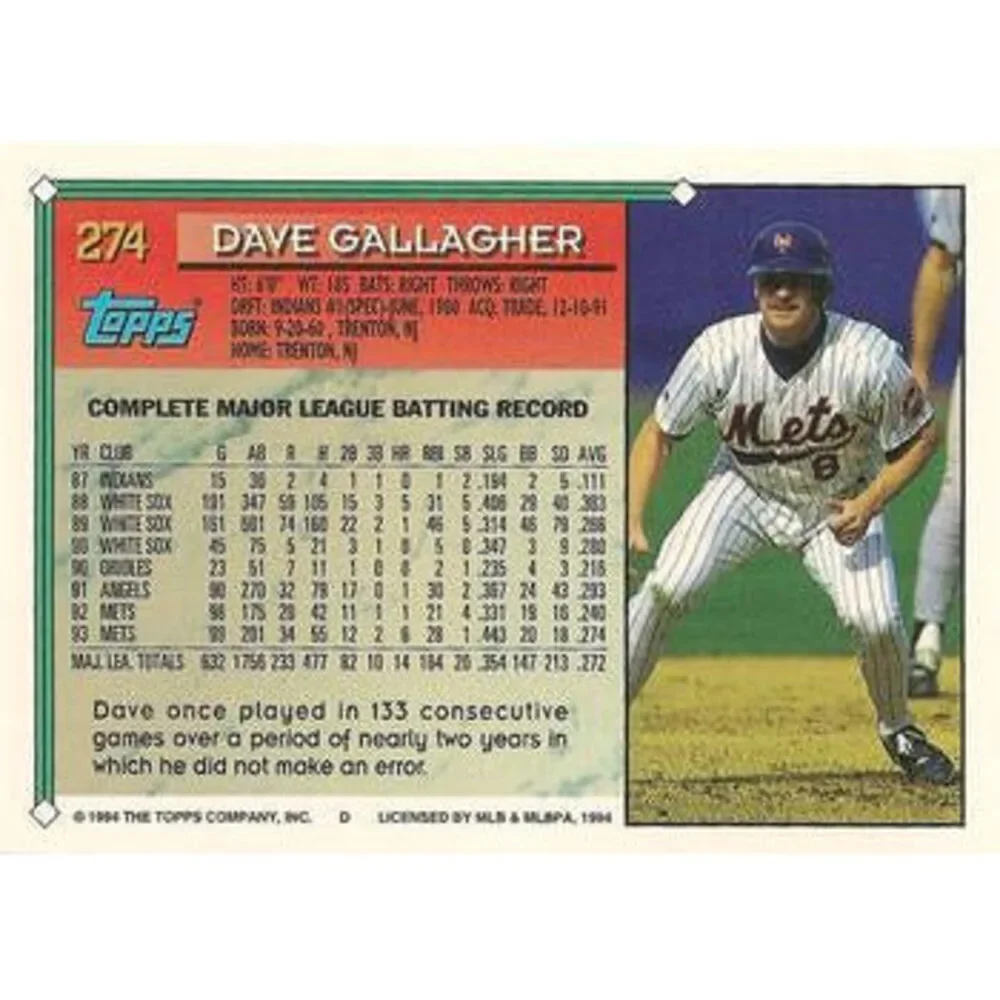 Topps 1994 dave