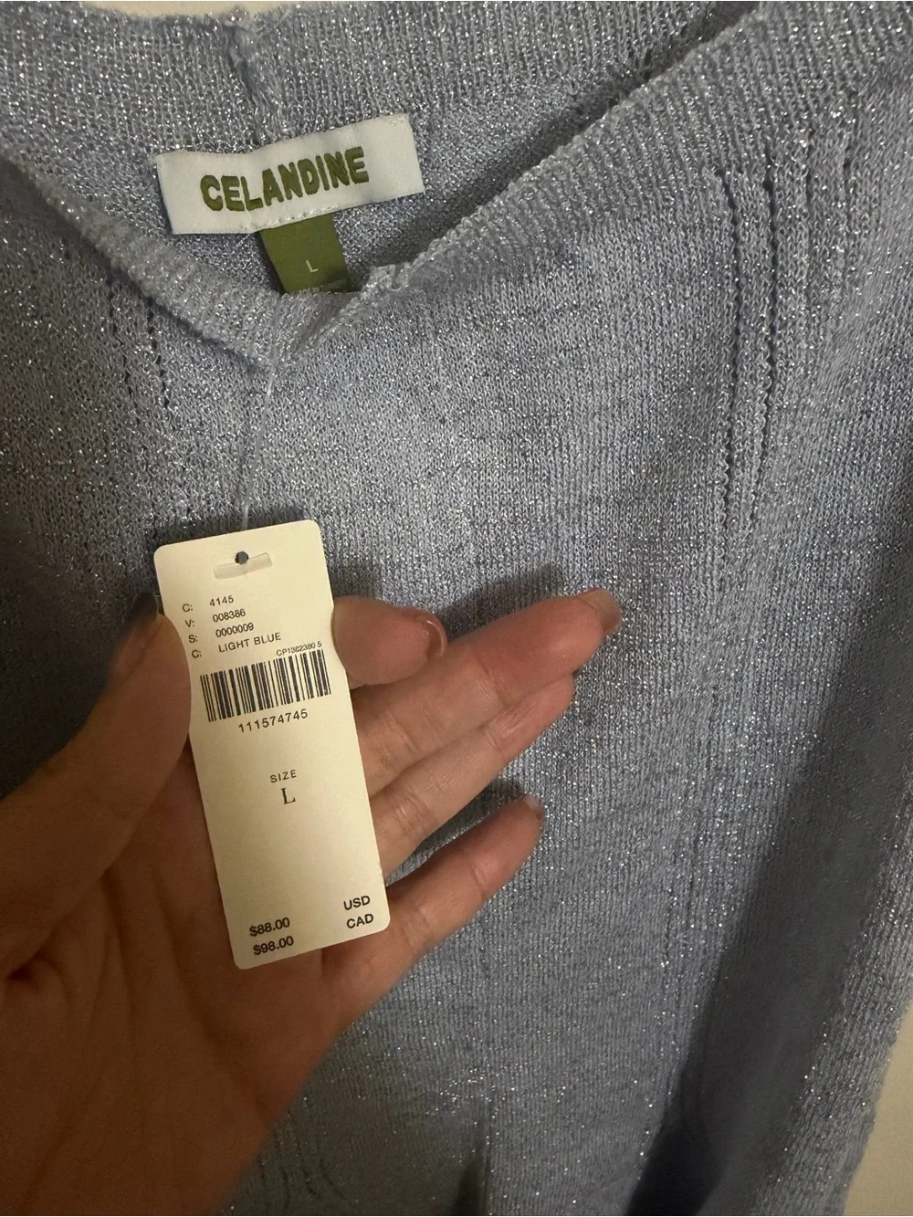 Anthropologie 47% polyester