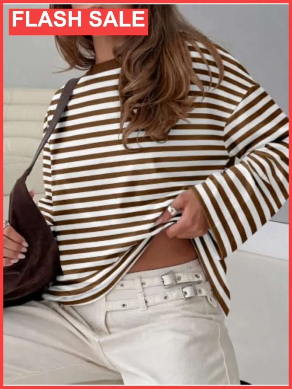 N/A oversized striped