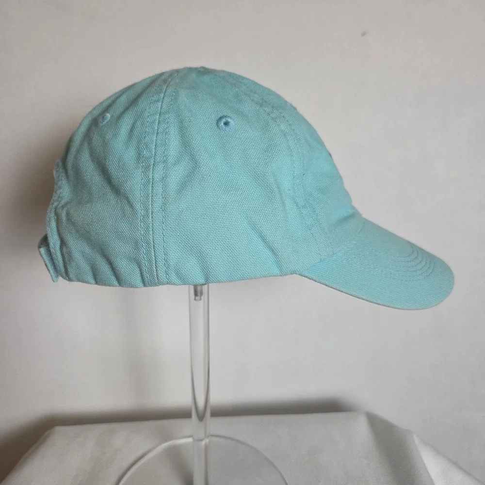 Carhartt Kids Canvas Baseball Cap Aqua Blue Adjustable Hat‎ One Size Outdoors